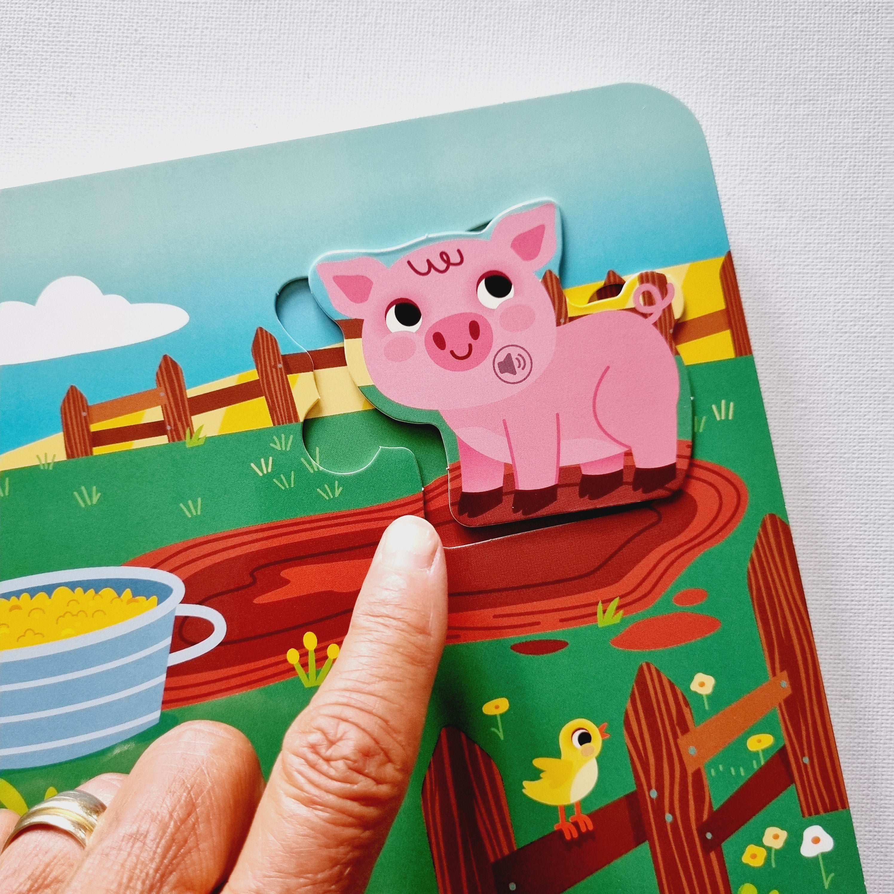 La granja. Encastra y escucha La granja. Encastra y escucha